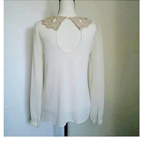 🌹 KIMCHI BLUE | Cream and Gold Blouse - Picture 2 of 8